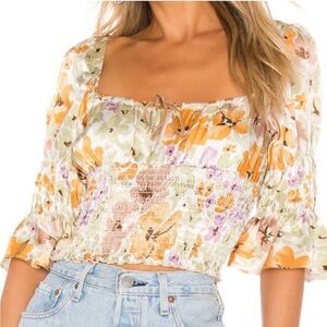 Revolve Amanda Top by Ellejay size XS Floral Boho